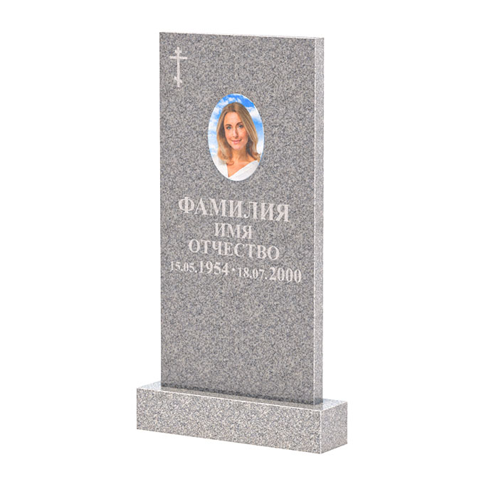 Памятники из цветного гранита в Стерлитамаке | Памятник из Сибирского гранита прямой