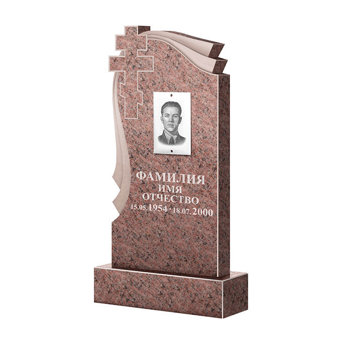 Гранитные памятники в Стерлитамаке | Памятник из гранита Розалия Pink ФГЦ-081