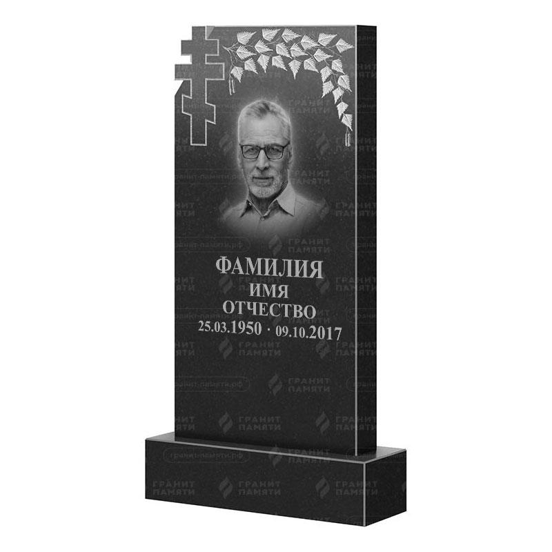 Памятники из гранита с деревом в Стерлитамаке | Гранитный памятник ФГ-202