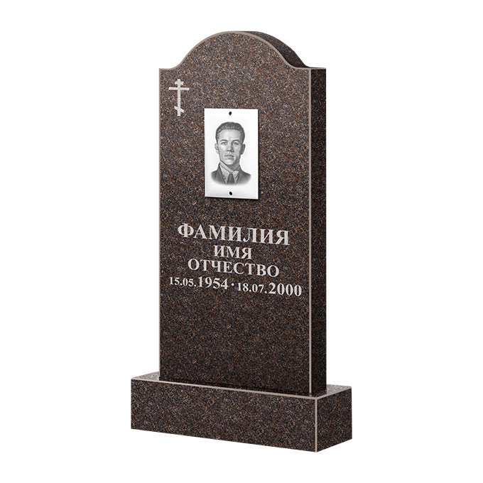 Памятники из цветного гранита в Стерлитамаке | Памятник из гранита Карел Brown ФГЦ-012