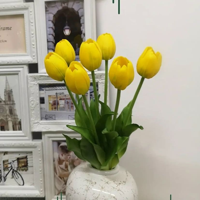 Искусственные цветы в Стерлитамаке | Цветы искусственные «Тюльпаны», желтые, букет