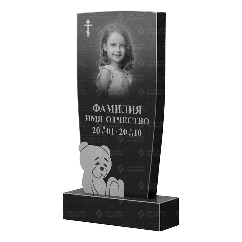 Памятники из гранита детские в Стерлитамаке | Гранитный памятник ФГ-101