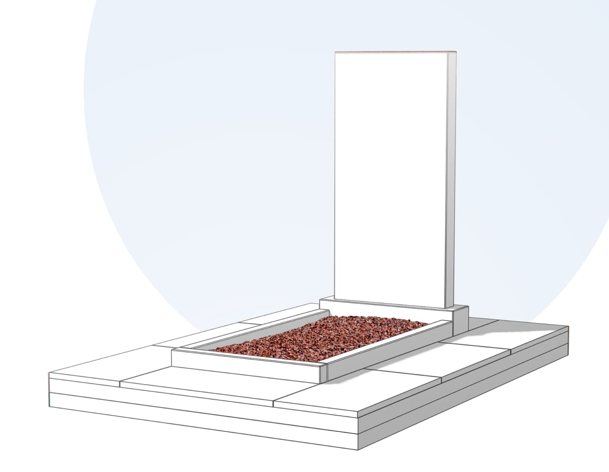 Засыпка цветника камушками в Стерлитамаке