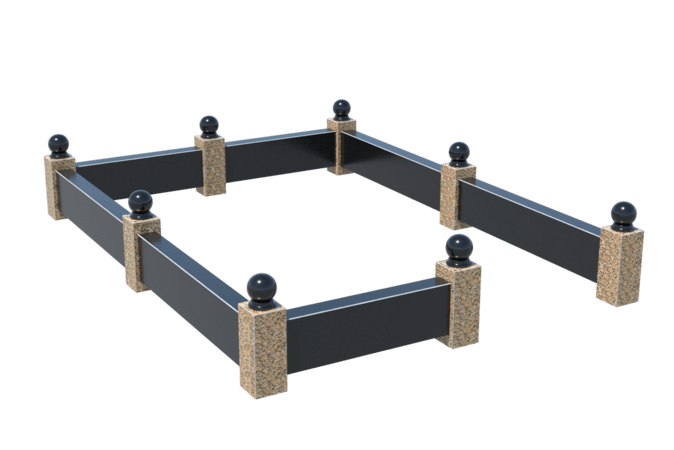 Цоколи на могилу в Стерлитамаке | Цоколь на могилу №0036