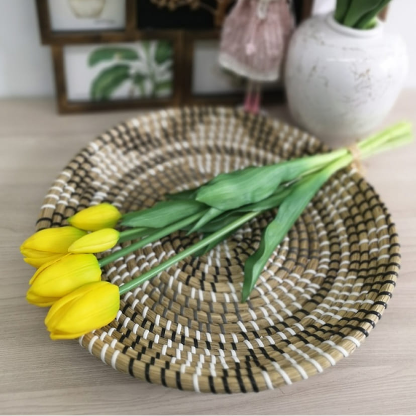 Искусственные цветы в Стерлитамаке | Цветы искусственные «Тюльпаны, бутоны», желтые, букет