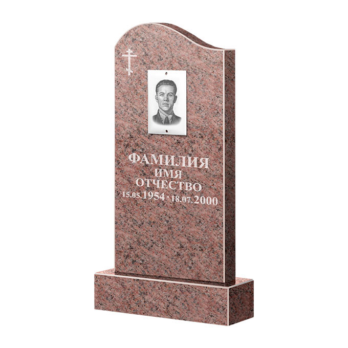 Памятники из цветного гранита в Стерлитамаке | Памятник из гранита Розалия Pink ФГЦ-030