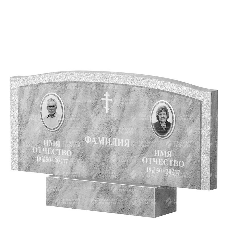 Памятники из мрамора в Стерлитамаке | Двойной мраморный памятник ФМ-131