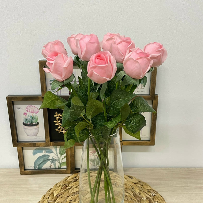 Искусственные цветы в Стерлитамаке | Цветок искусственный «Роза», нежно-розовая, одиночный