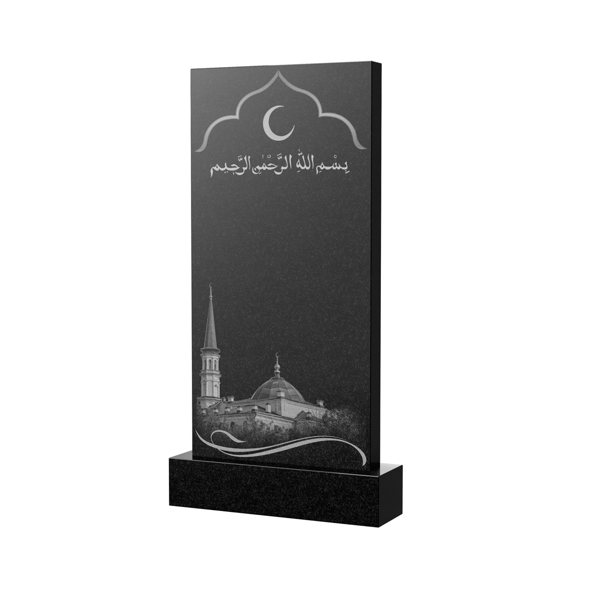 Художественное оформление памятника в Стерлитамаке | Художественное оформление на гранитную стелу, рисунок ВХО-037