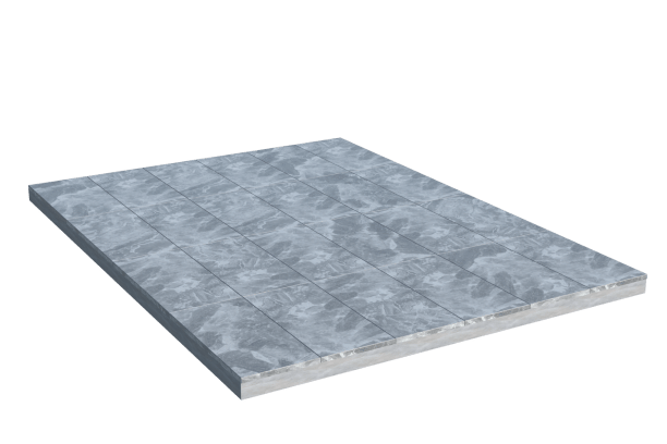 Площадки на могилу в Стерлитамаке | Площадка с мраморной облицовкой