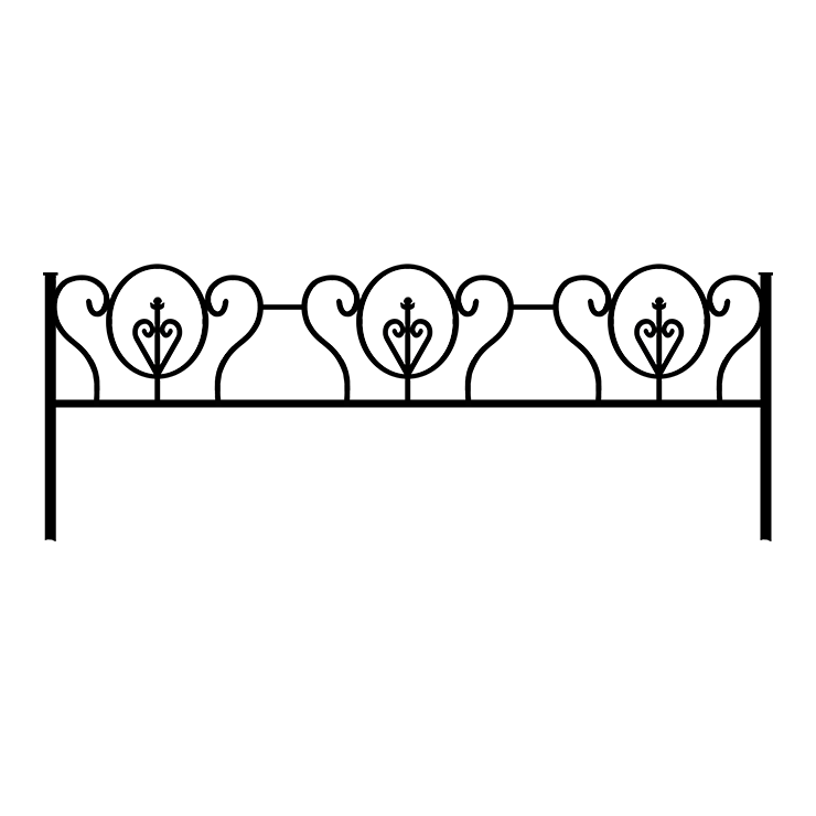 Металлические оградки, столы, скамейки в Стерлитамаке | Оградка №3