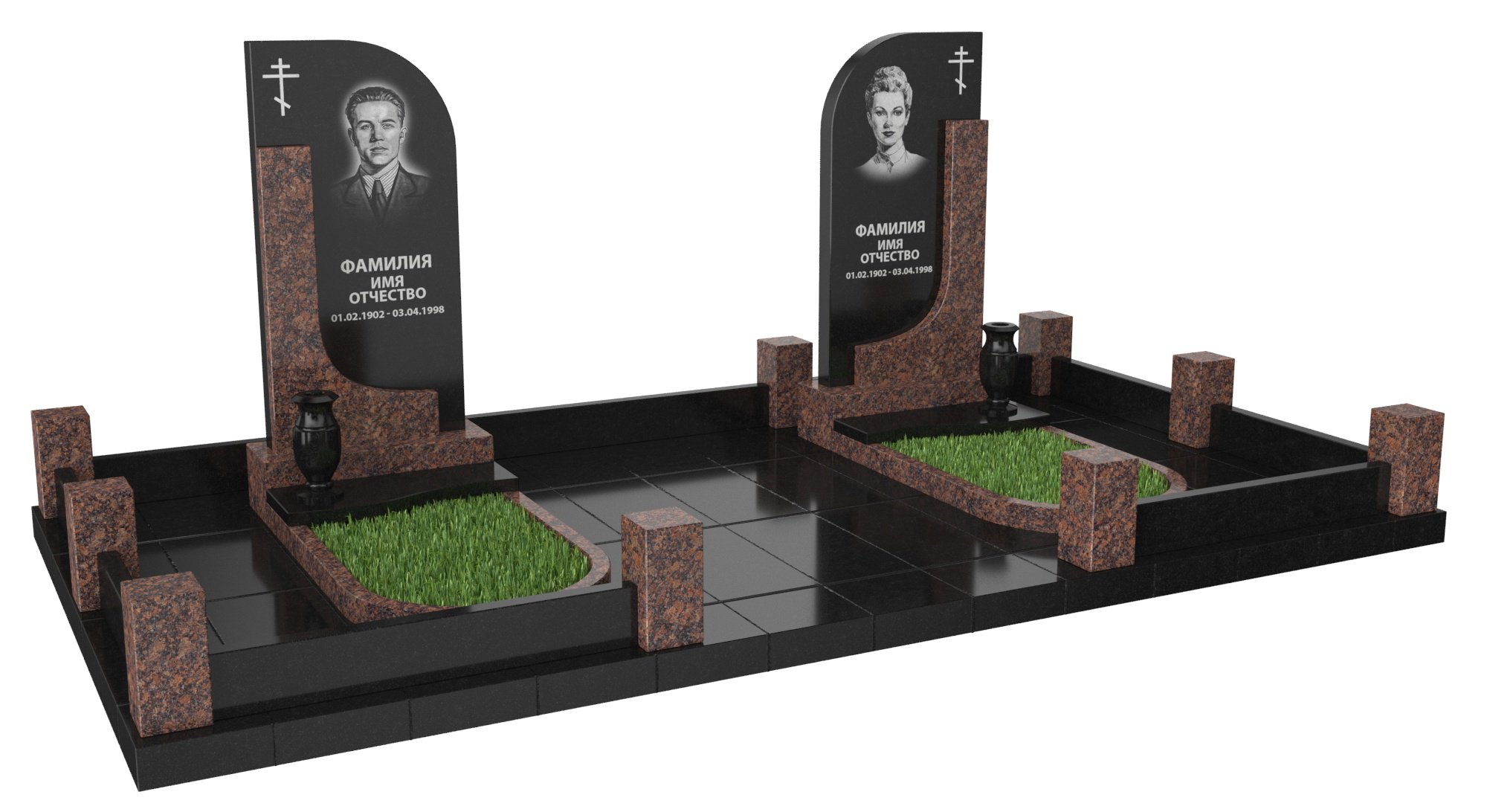 Двойные мемориальные комплексы в Стерлитамаке | Мемориальный комплекс №22