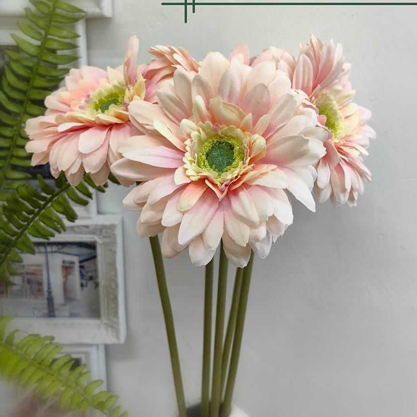 Искусственные цветы в Стерлитамаке | Цветок искусственный «Гербера», молочно-розовая, одиночный