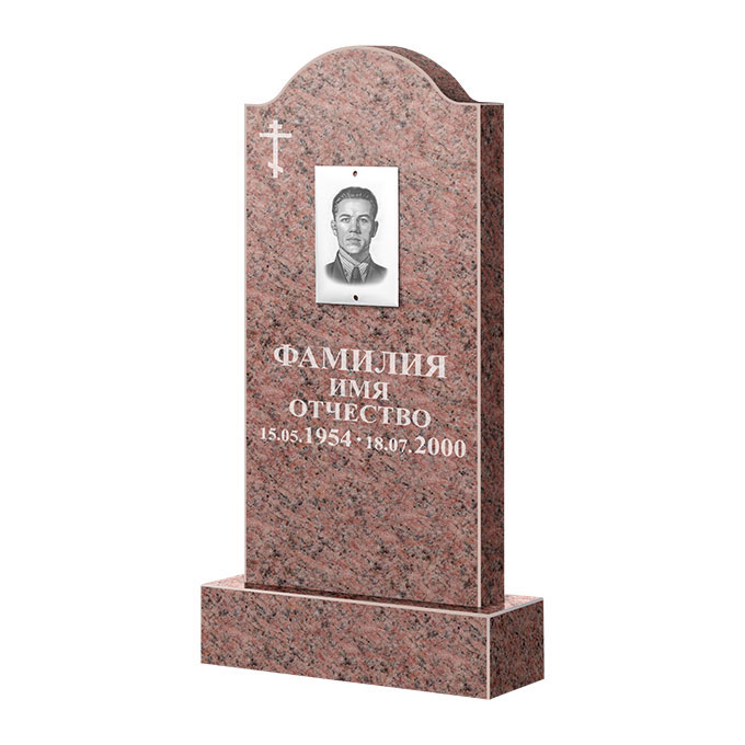 Памятники из цветного гранита в Стерлитамаке | Памятник из гранита Розалия Pink ФГЦ-012