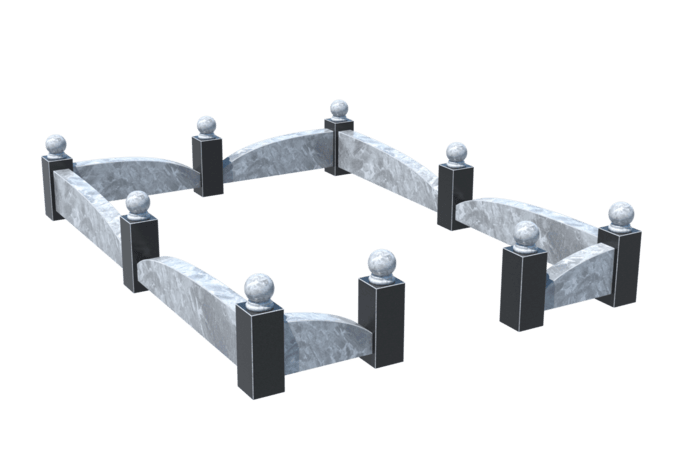 Цоколи на могилу в Стерлитамаке | Цоколь на могилу №0040