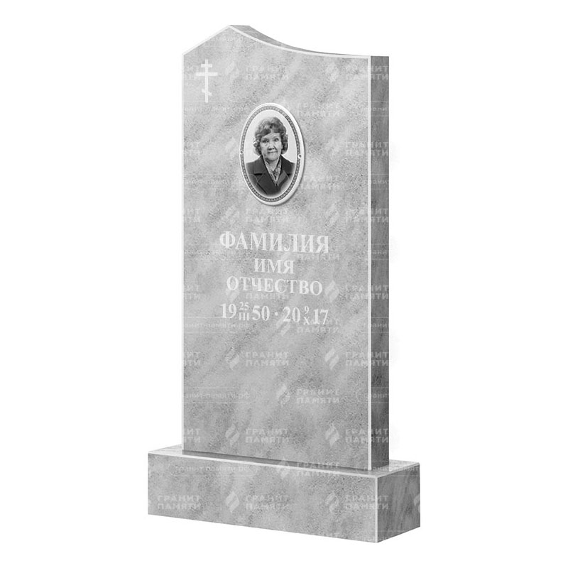 Бюджетные памятники в Стерлитамаке | Мраморный памятник ФМ-008