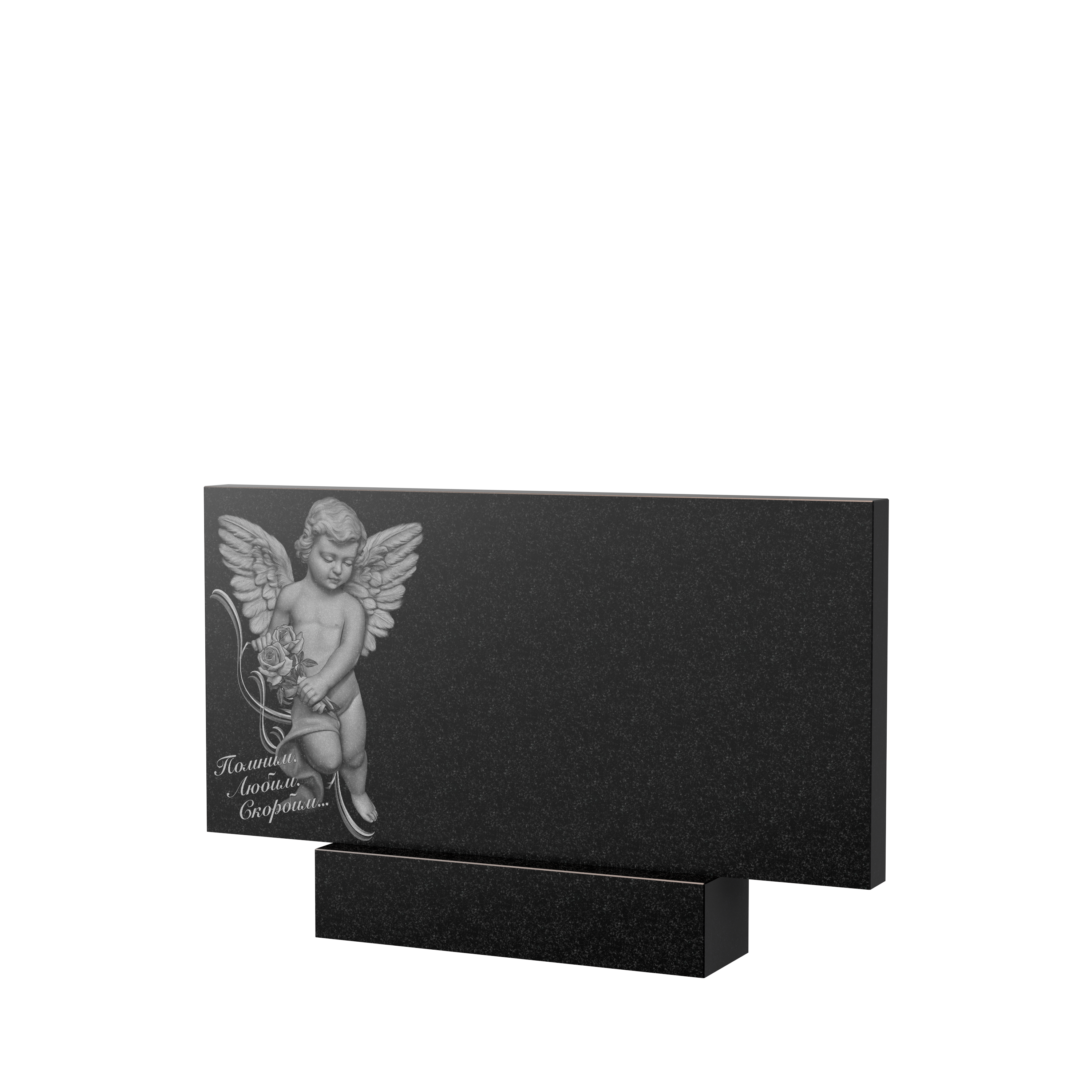 Художественное оформление памятника в Стерлитамаке | Художественное оформление на гранитную стелу, рисунок ГХО-008