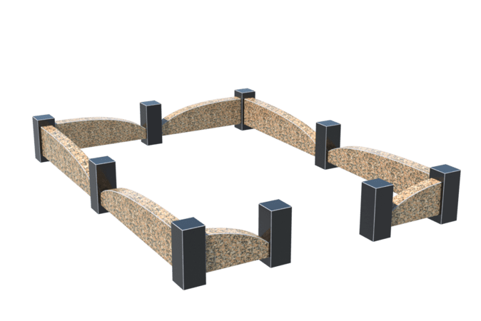 Цоколи на могилу в Стерлитамаке | Цоколь на могилу №0046