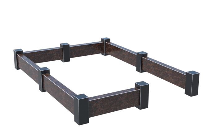 Цоколи на могилу в Стерлитамаке | Цоколь на могилу №0033