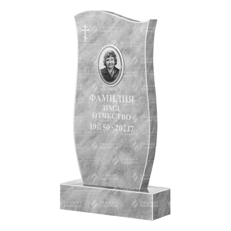 Бюджетные памятники в Стерлитамаке | Мраморный памятник ФМ-033