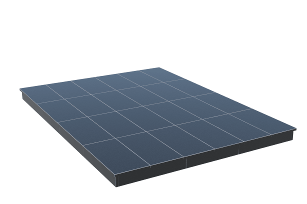 Площадки на могилу в Стерлитамаке | Площадка с вертикальной (10 см) облицовкой гранитом Габбро