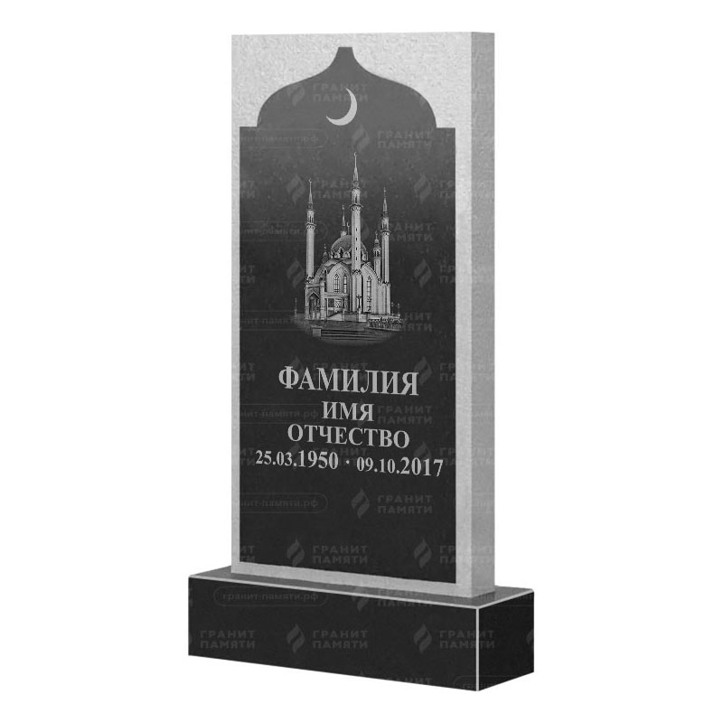 Мусульманские памятники на могилу в Стерлитамаке | Гранитный памятник ФГ-167