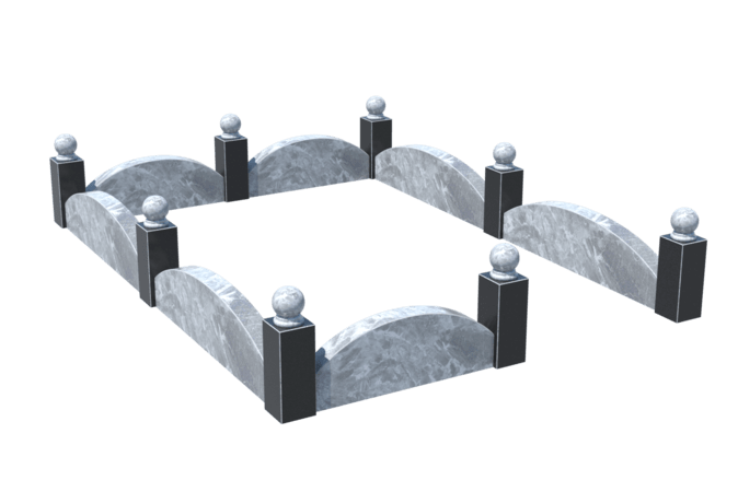 Цоколи на могилу в Стерлитамаке | Цоколь на могилу №0003