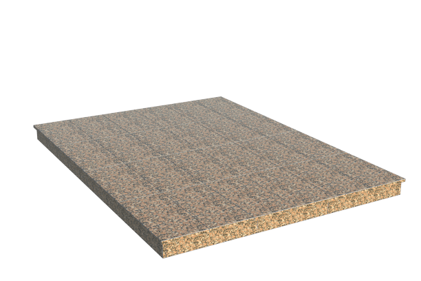 Площадки на могилу в Стерлитамаке | Площадка с вертикальной (10 см) облицовкой Южно-султаевским гранитом