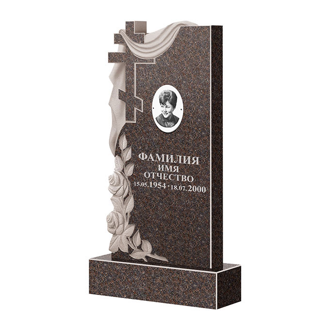 Гранитные памятники в Стерлитамаке | Памятник из гранита Карел Brown ФГЦ-189