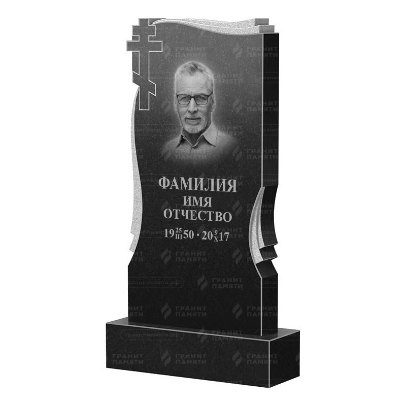Памятники из гранита вертикальные в Стерлитамаке | Гранитный памятник ФГ-185